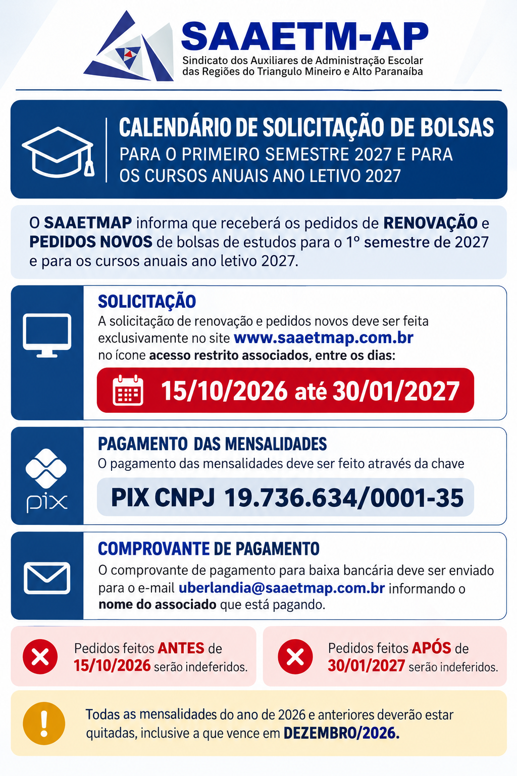 BOLSAS ESTUDOS PRIMEIRO SEMESTRE E ANUAL 2027